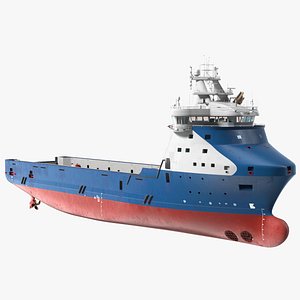Anchor Handling Tug Supply Vessel 3D