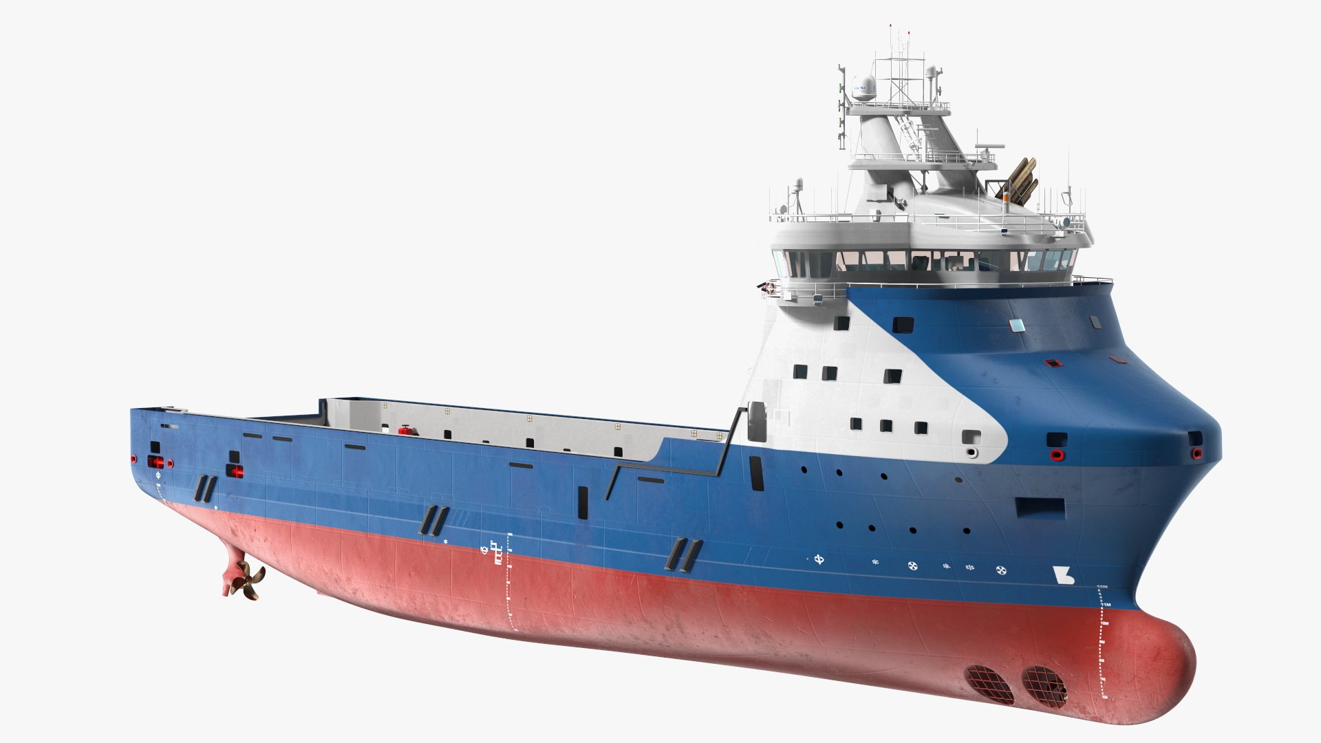 Anchor Handling Tug Supply Vessel 3D model preview