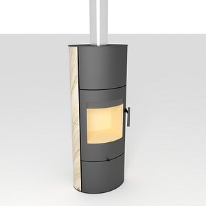 Romotop Evora Akum ceramic wood fireplace stove