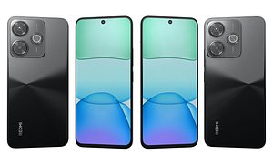 Xiaomi Redmi A4 5G Starry Black And Xiaomi Redmi 13x Black model