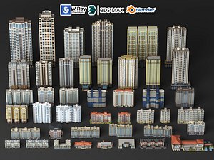 Modern High rise Residential Apartment Building