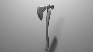Celtic Axe - game ready model Low-poly