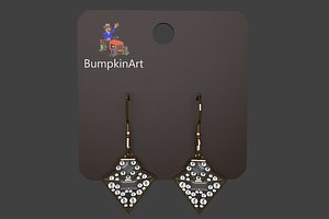 display earrings 3D