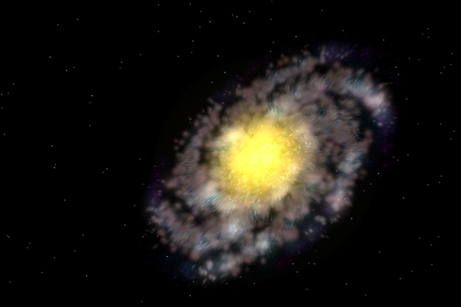 Scene Particle Effects 3d Model