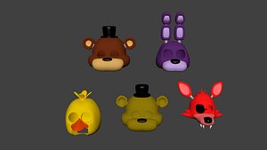 Original FNAF Heads