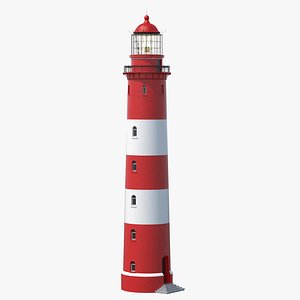 3D lighthouse lit model