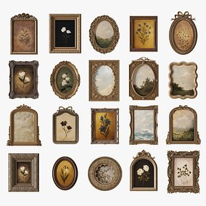 3D model Classic Picture Frames Collection