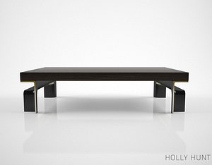Holly Hunt Ingot cocktail table