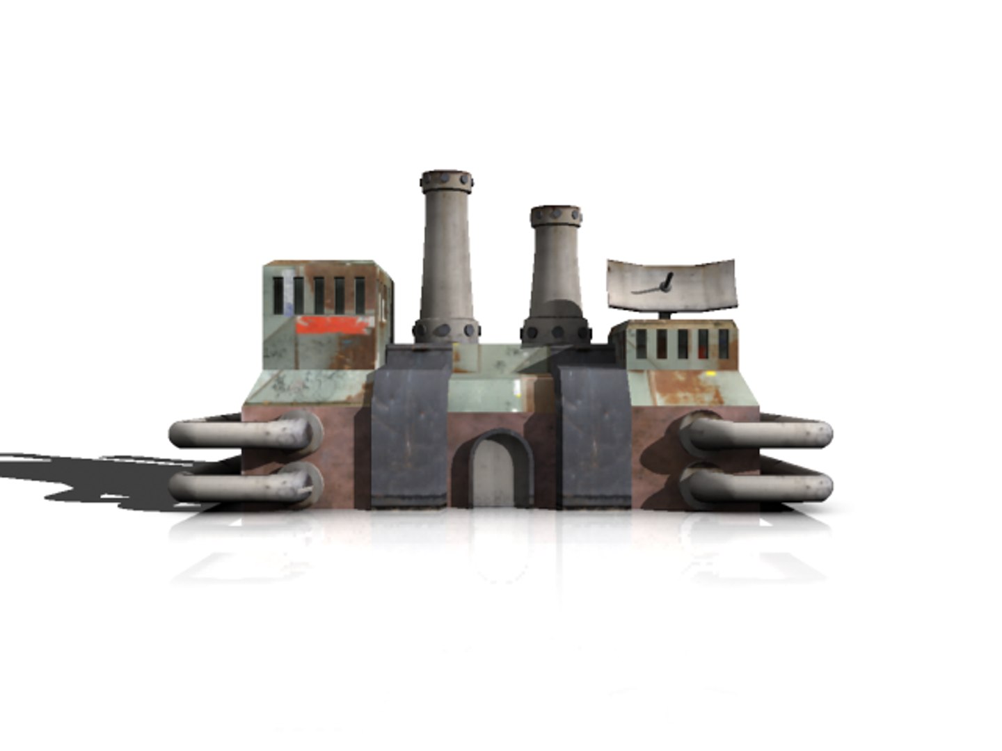 Fbx Rusted Factory