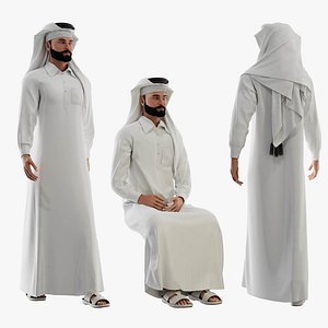 Qatari Arab Man