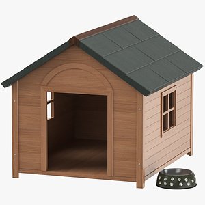 Dog House Set 03 3D