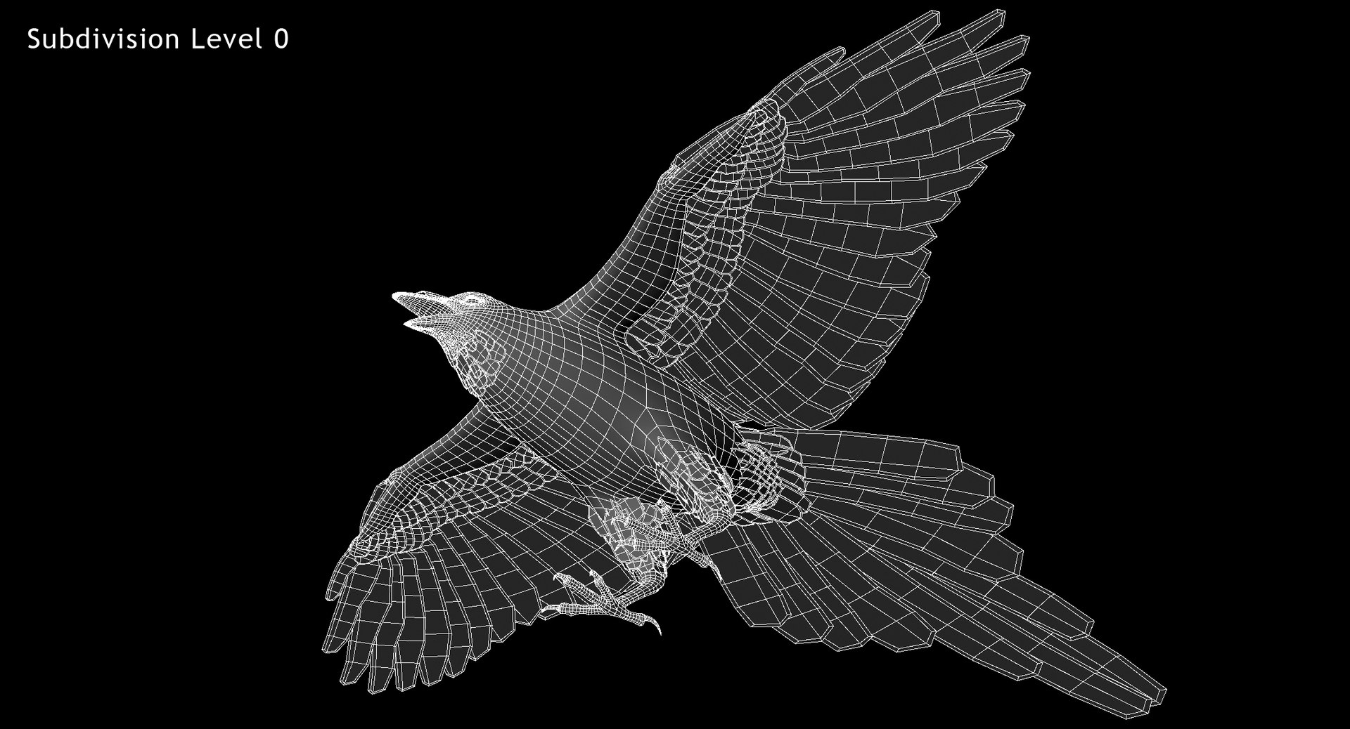 3d taiwan blue magpie animation model