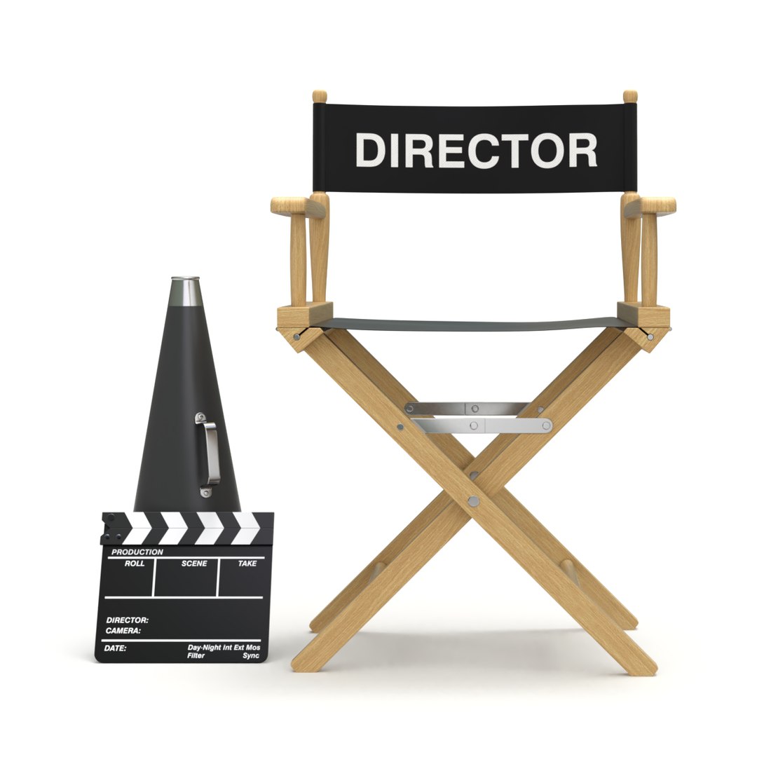 3D director chair https://p.turbosquid.com/ts-thumb/YF/7a1rx4/YxT6xsH6/directorchair09/png/1578206266/1920x1080/fit_q87/4b0af593edef8cca9479bfcb19819419c27911d1/directorchair09.jpg