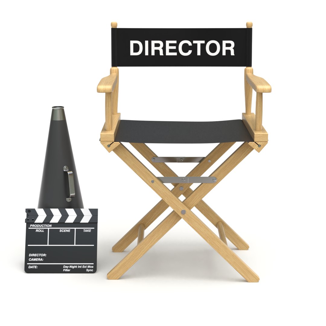 3D director chair https://p.turbosquid.com/ts-thumb/YF/7a1rx4/j3O4E3cF/directorchair02/png/1578206265/1920x1080/fit_q87/48908fbdd7d734d40ed69de402dee279fa3b5edc/directorchair02.jpg