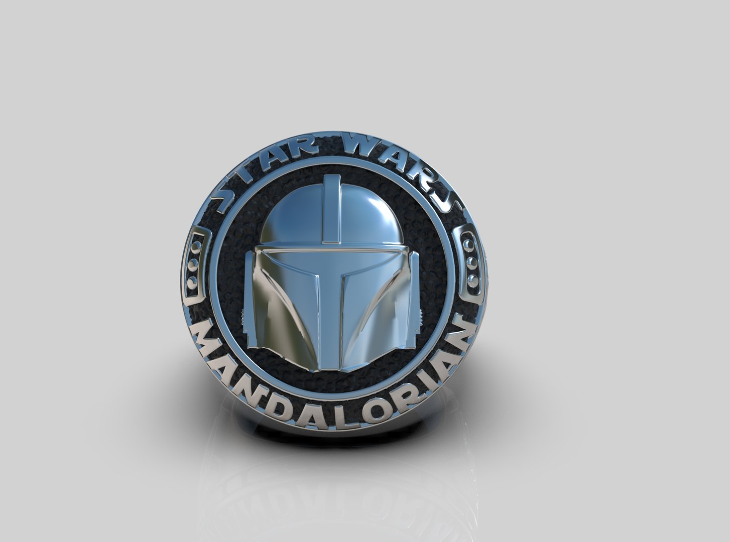 3D Mandalorian Ring - Star wars - TurboSquid 2032486
