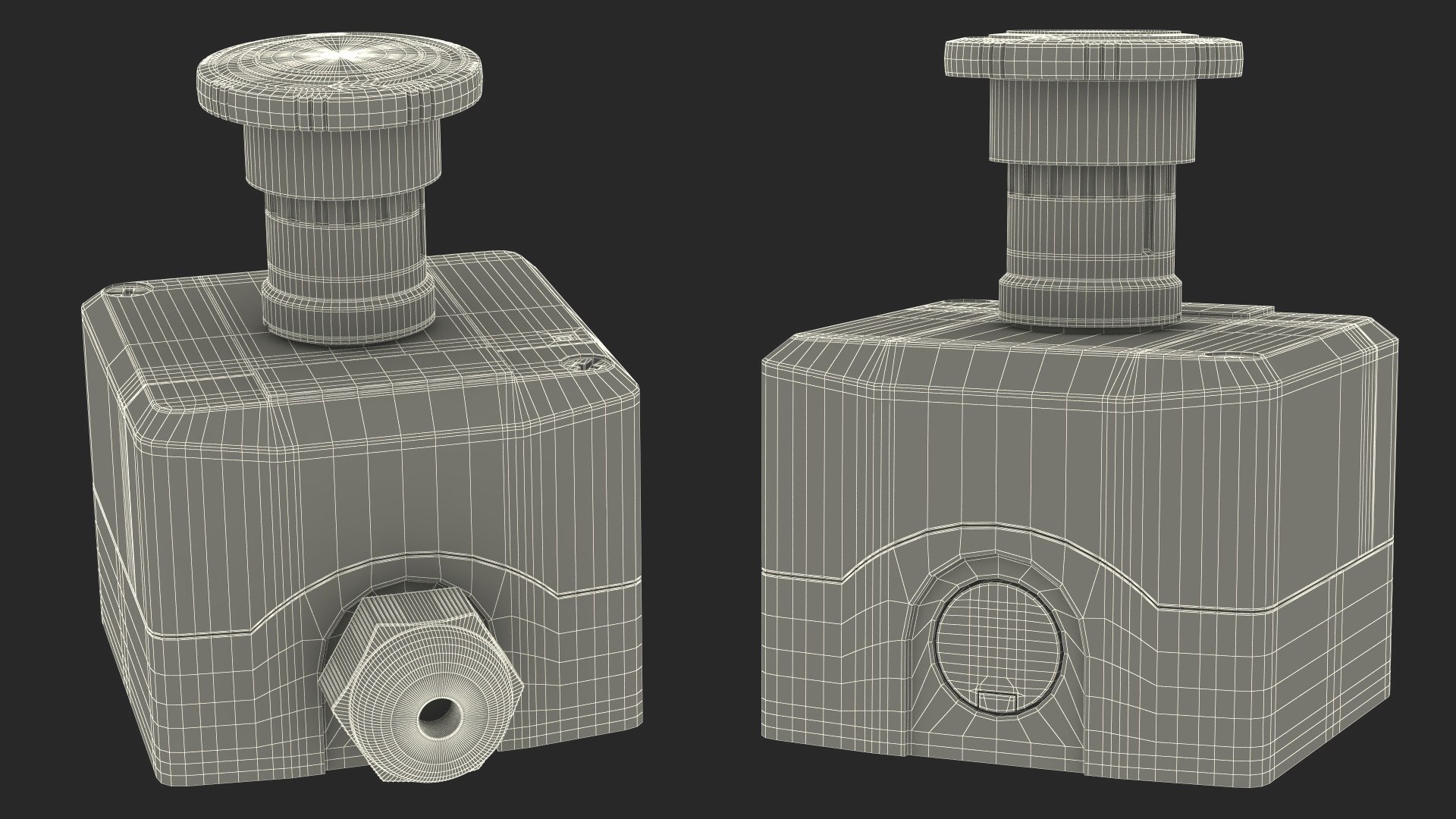 Industrial Emergency Stop Button 3D Model - TurboSquid 2244483