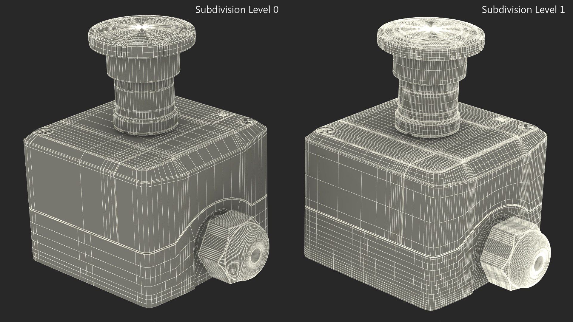 Industrial Emergency Stop Button 3D Model - TurboSquid 2244483