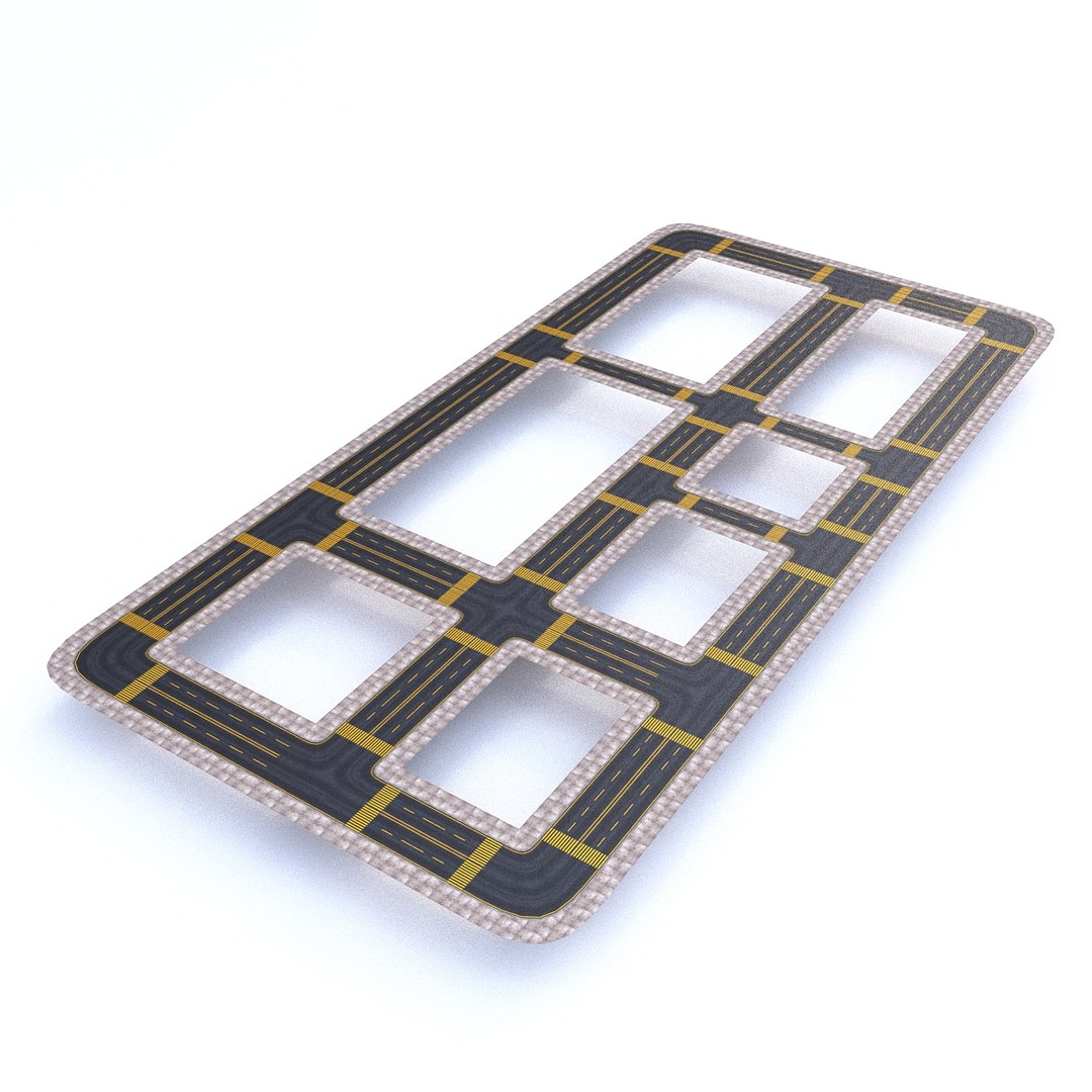 Modular Road 3D Model - TurboSquid 1437275