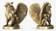 Griffin Statue Gold
