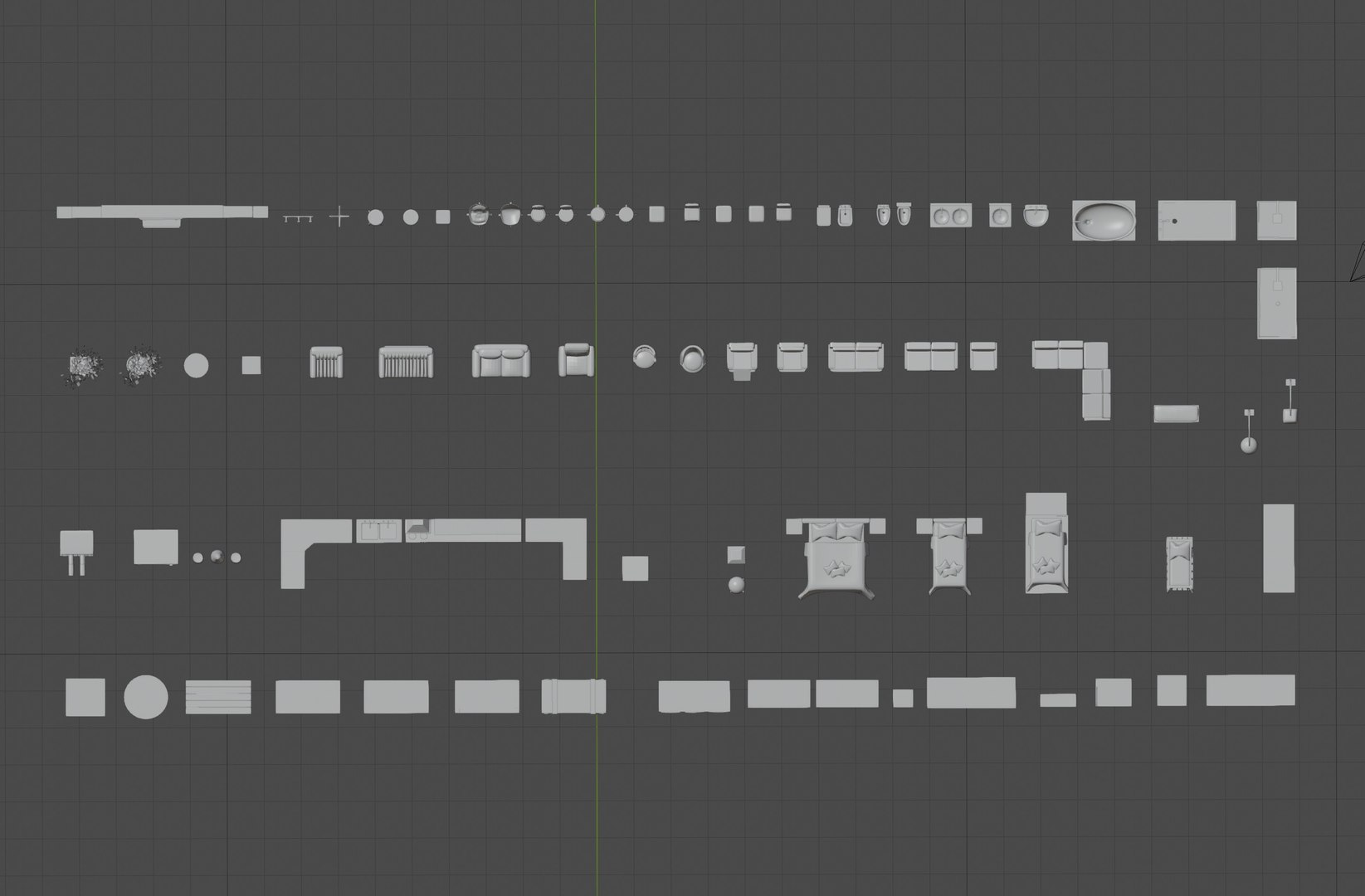 3D Archipack Topview Kit Volume 1 - TurboSquid 1485584