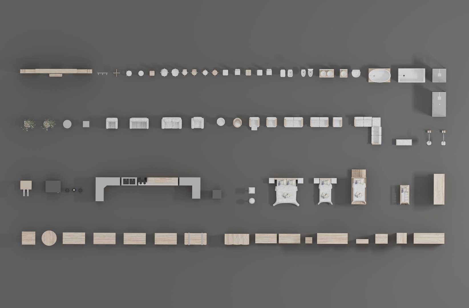 3D Archipack Topview Kit Volume 1 - TurboSquid 1485584