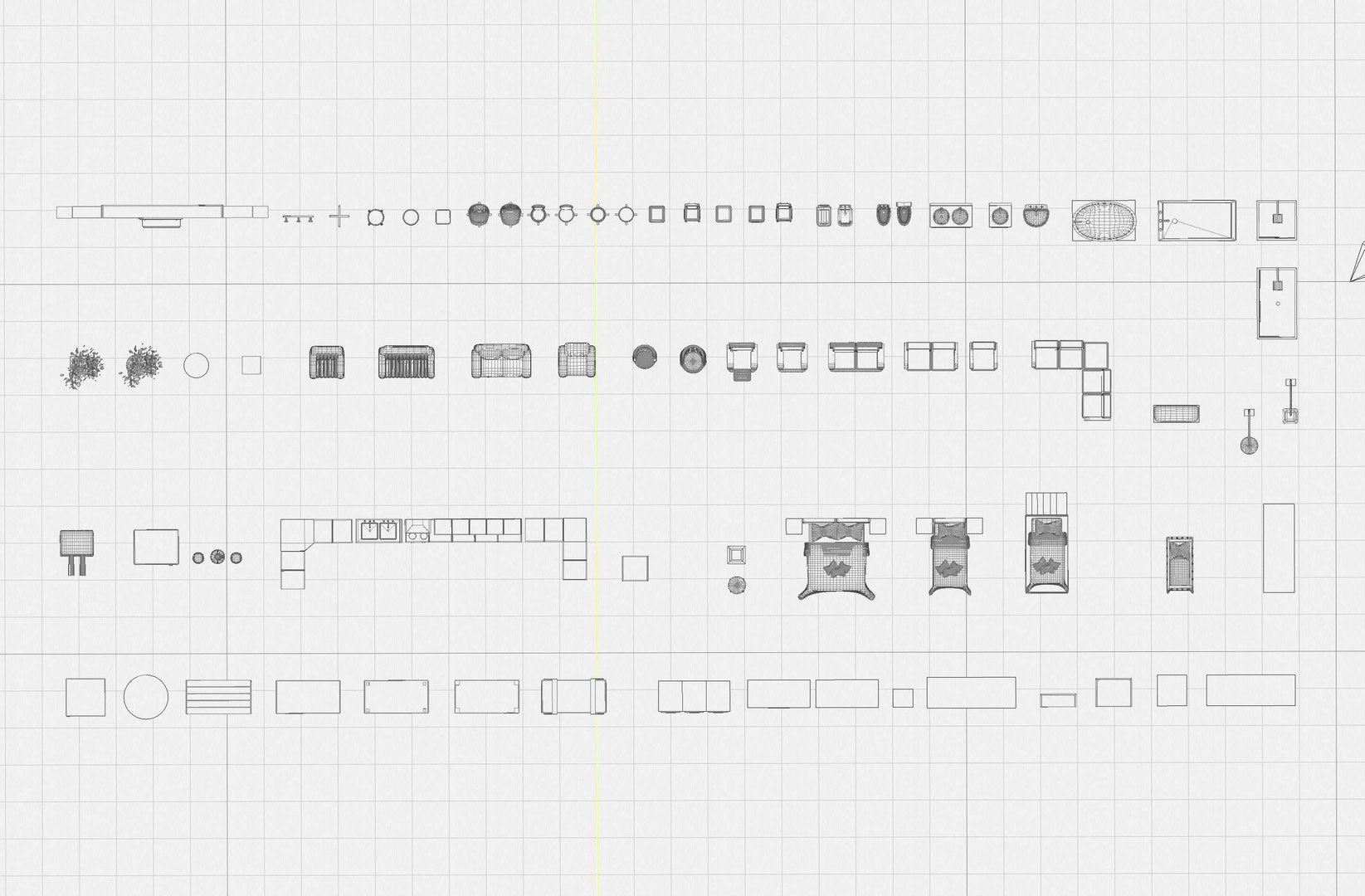 3D Archipack Topview Kit Volume 1 - TurboSquid 1485584