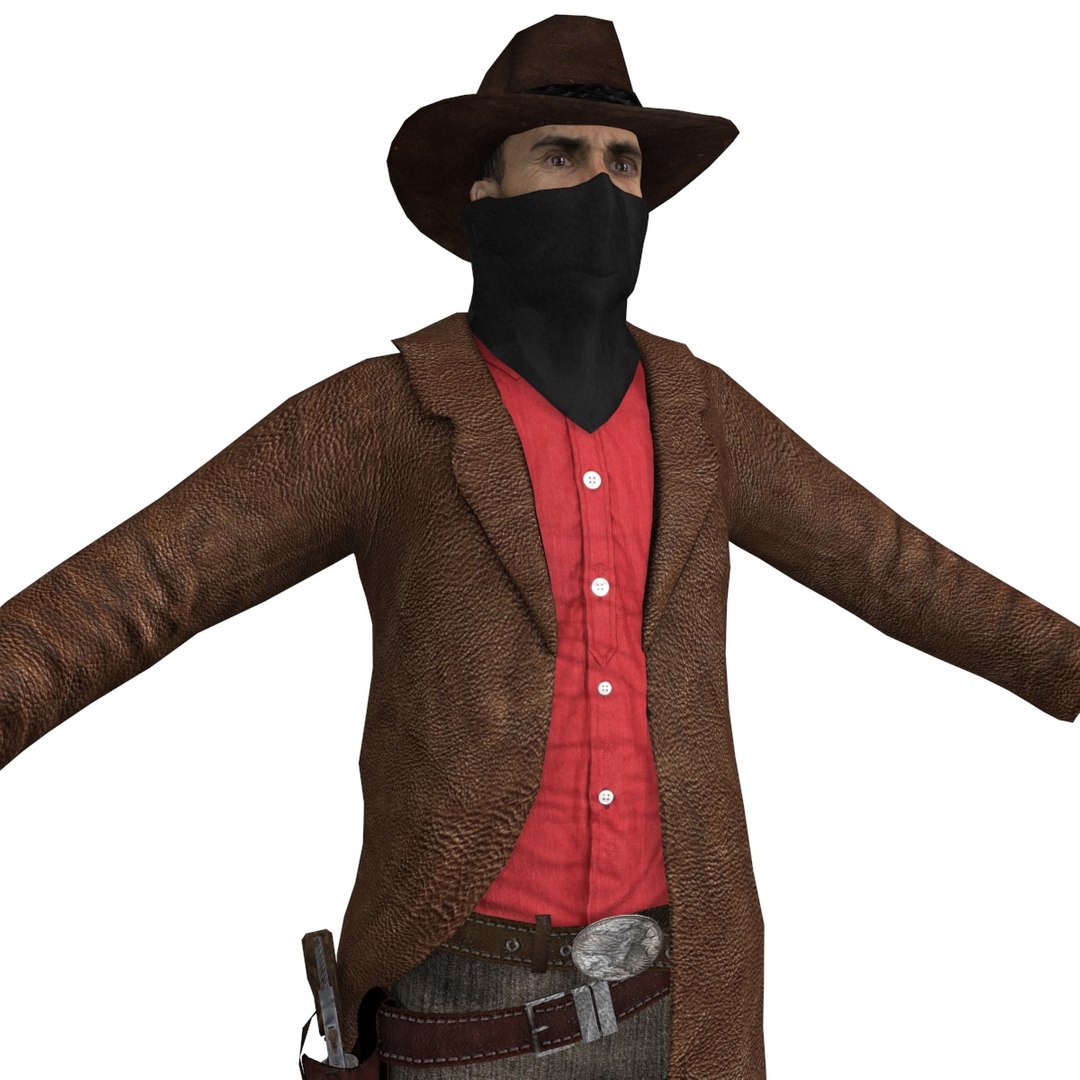 cowboy rigged 3 max