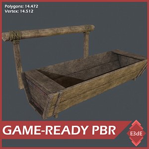 3D trough horses model