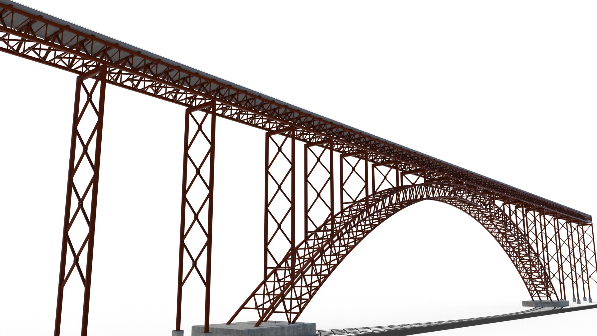 3D model New River Bridge TurboSquid 2093255