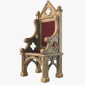 3D Kings Throne Chair 2