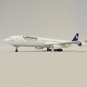 airbus lufthansa 3d model