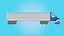 Low Poly Long Truck