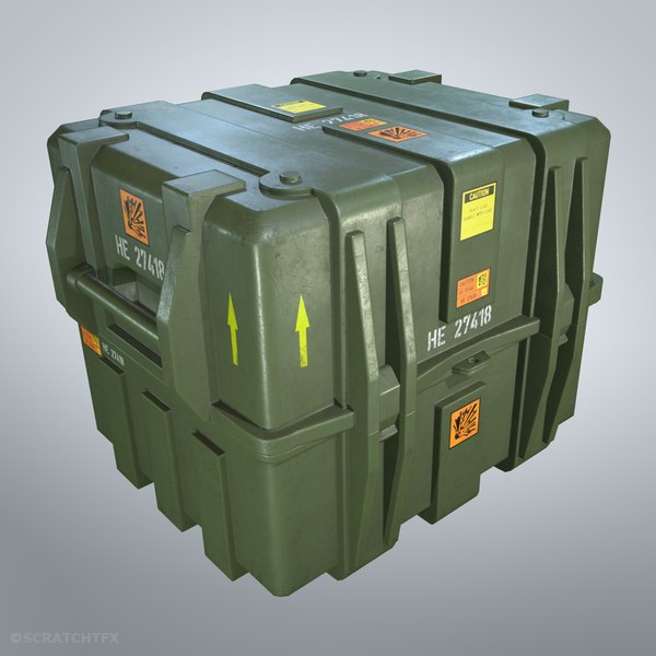 Military case large ready 3D model - TurboSquid 1334775