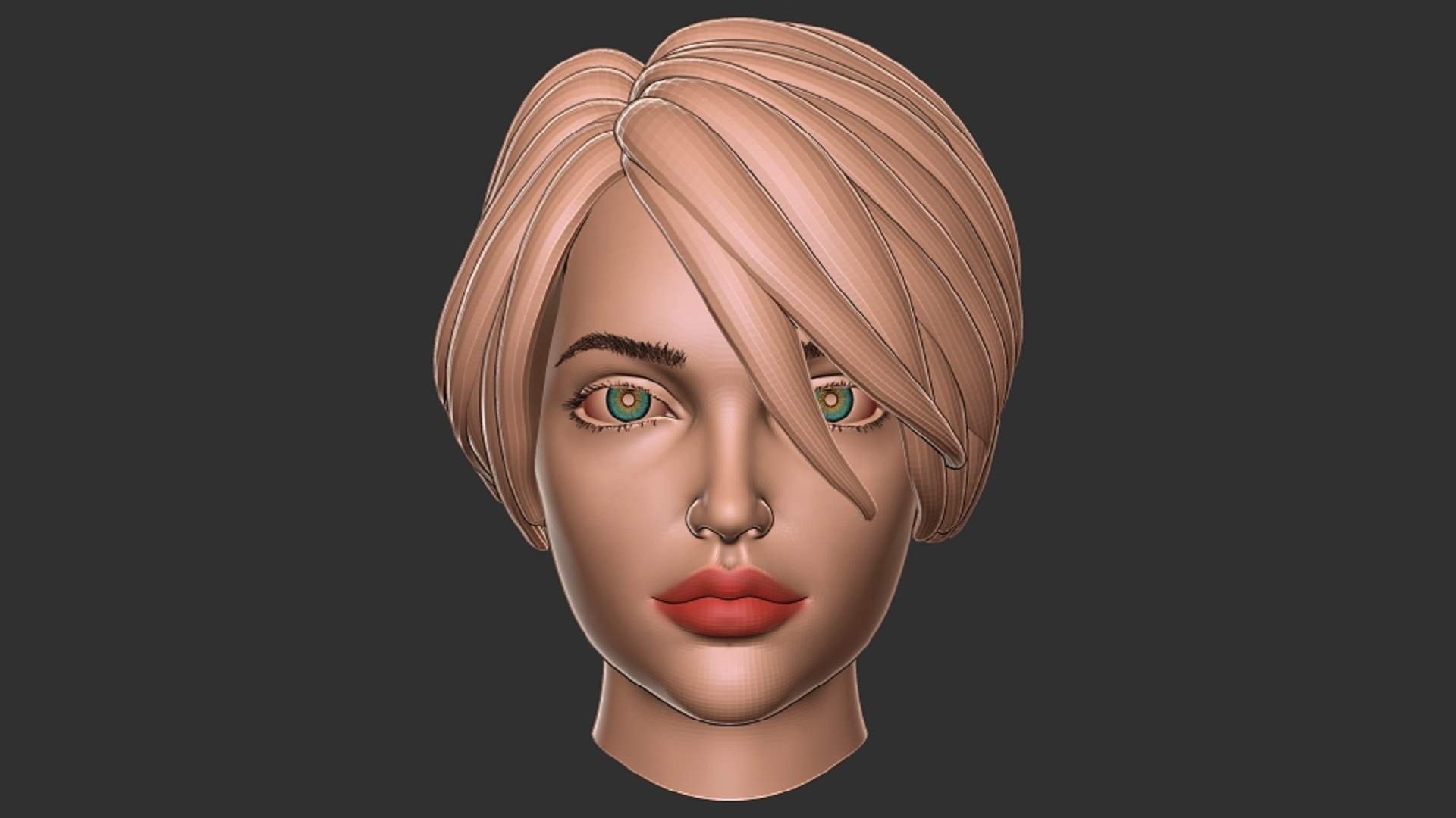 3D hair 45 - TurboSquid 1985786