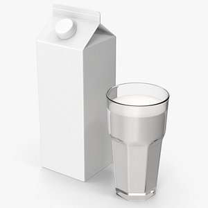 Milk And Glass 3D