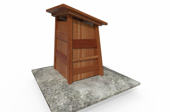 3D outhouse model - TurboSquid 1397296