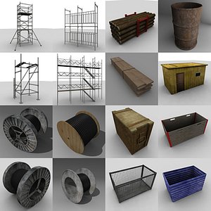 construct set 3d 3ds