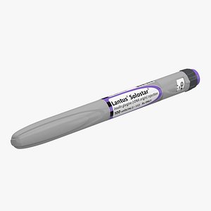 insulin syringe pen closed model