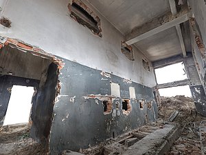 War Demolished Building