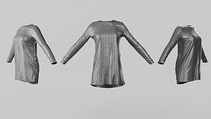 female clothing 06 3D model