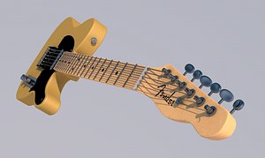 guitar rock blues 3D