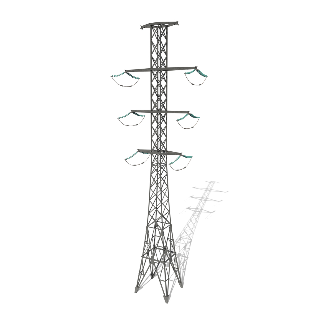 Electricity Pole 3D Model - TurboSquid 1465078