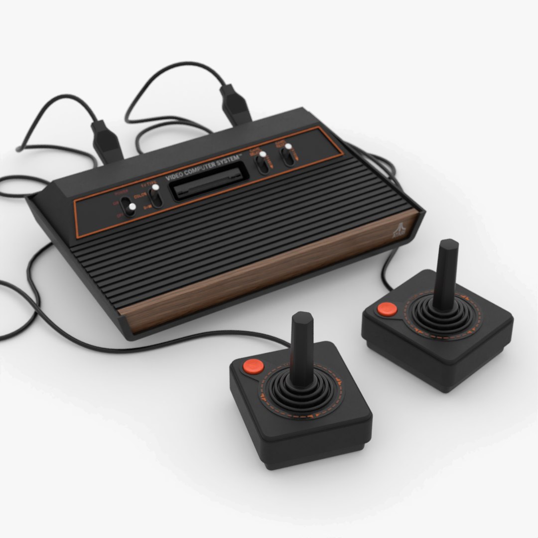3D Atari 2600 game console - TurboSquid 1974234