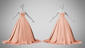 Dress 47 Light Salmon model