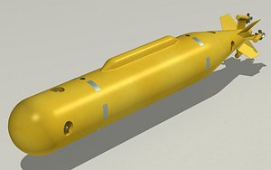 3D poseidon underwater vehicle model