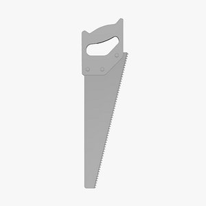 3D Saw - Geometry Only No Textures No Materials model