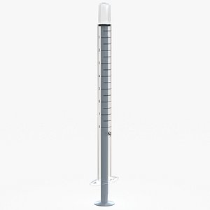 3D Medical Thin Syringe