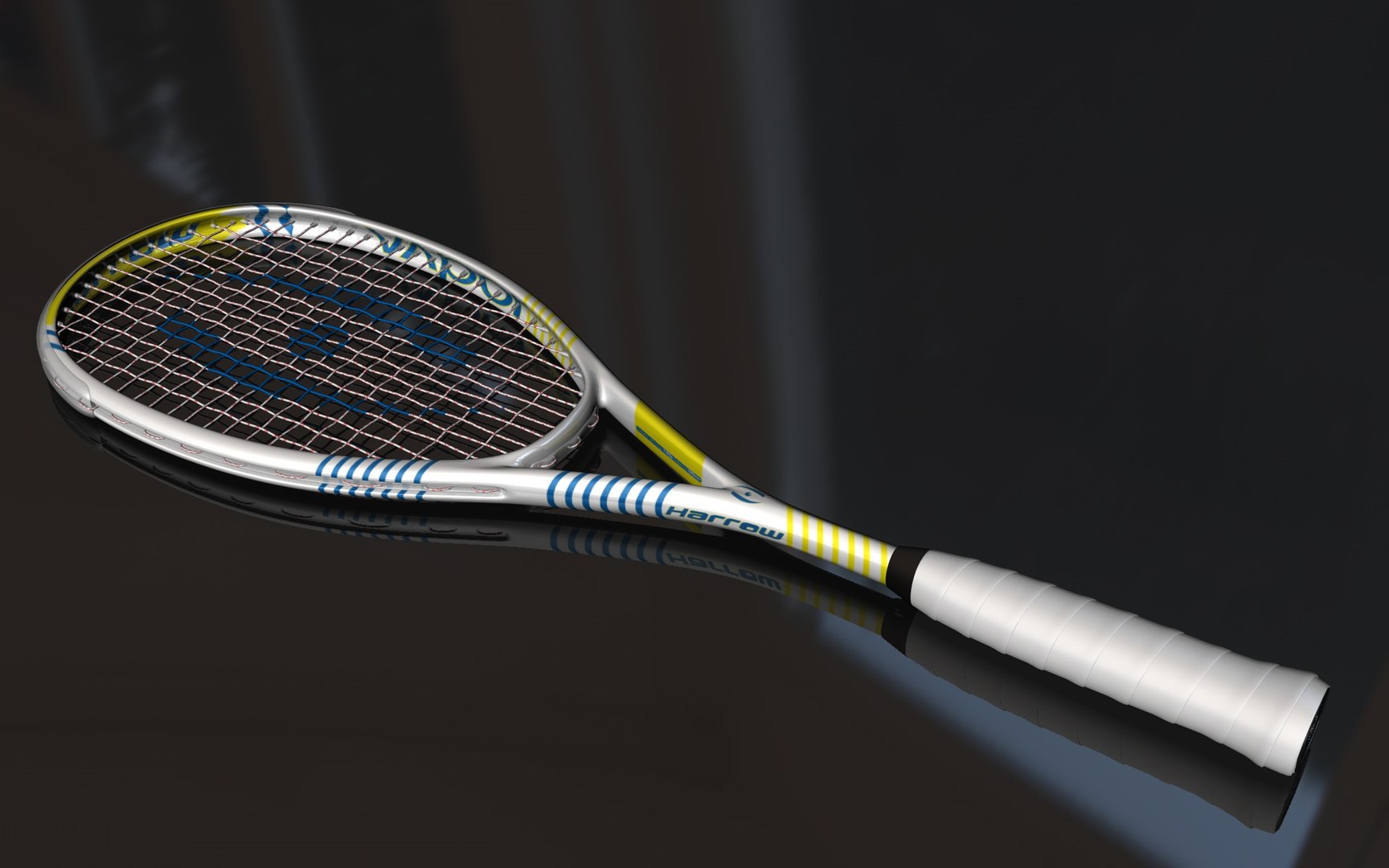 Harrow Squash Racket 3d C4d