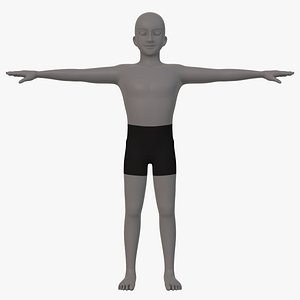 base mesh man character model