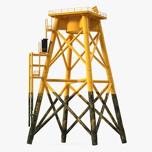 Offshore Support Framework 3D model